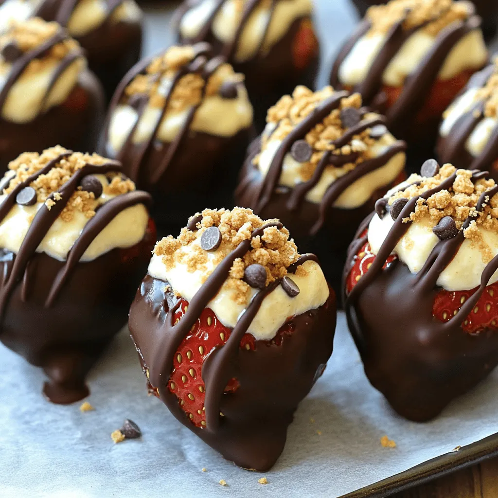 To make these tasty treats, gather these main ingredients: - 1 pound fresh strawberries, washed and dried - 8 ounces cream cheese, softened - ½ cup powdered sugar - ½ teaspoon vanilla extract - 1 cup chocolate chips (dark or milk chocolate)