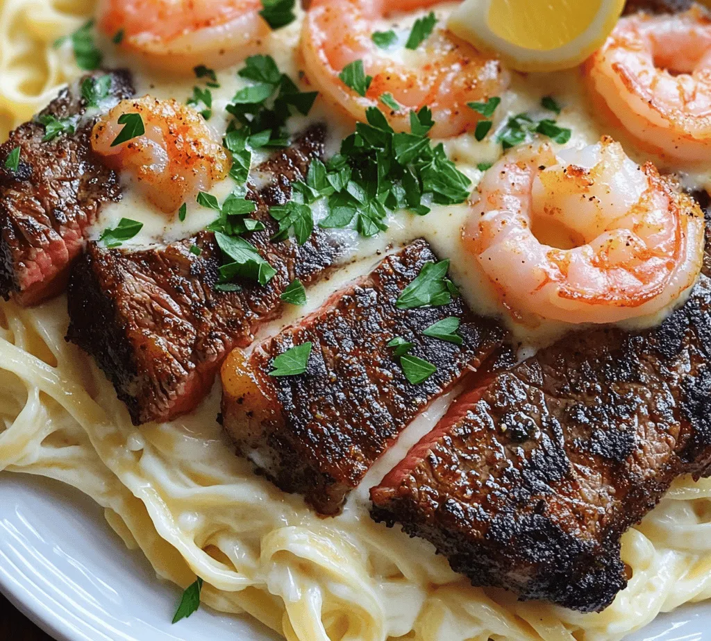 When it comes to indulgent meals that impress both guests and family alike, few dishes can rival the rich, savory delight of Blackened Steak and Shrimp Alfredo. This culinary masterpiece marries the bold flavors of blackened seasonings with the creamy, comforting texture of Alfredo sauce, creating a harmonious blend that tantalizes the taste buds. Perfect for special occasions or a satisfying weeknight dinner, this recipe showcases how combining flavors and textures can elevate a meal from ordinary to extraordinary.