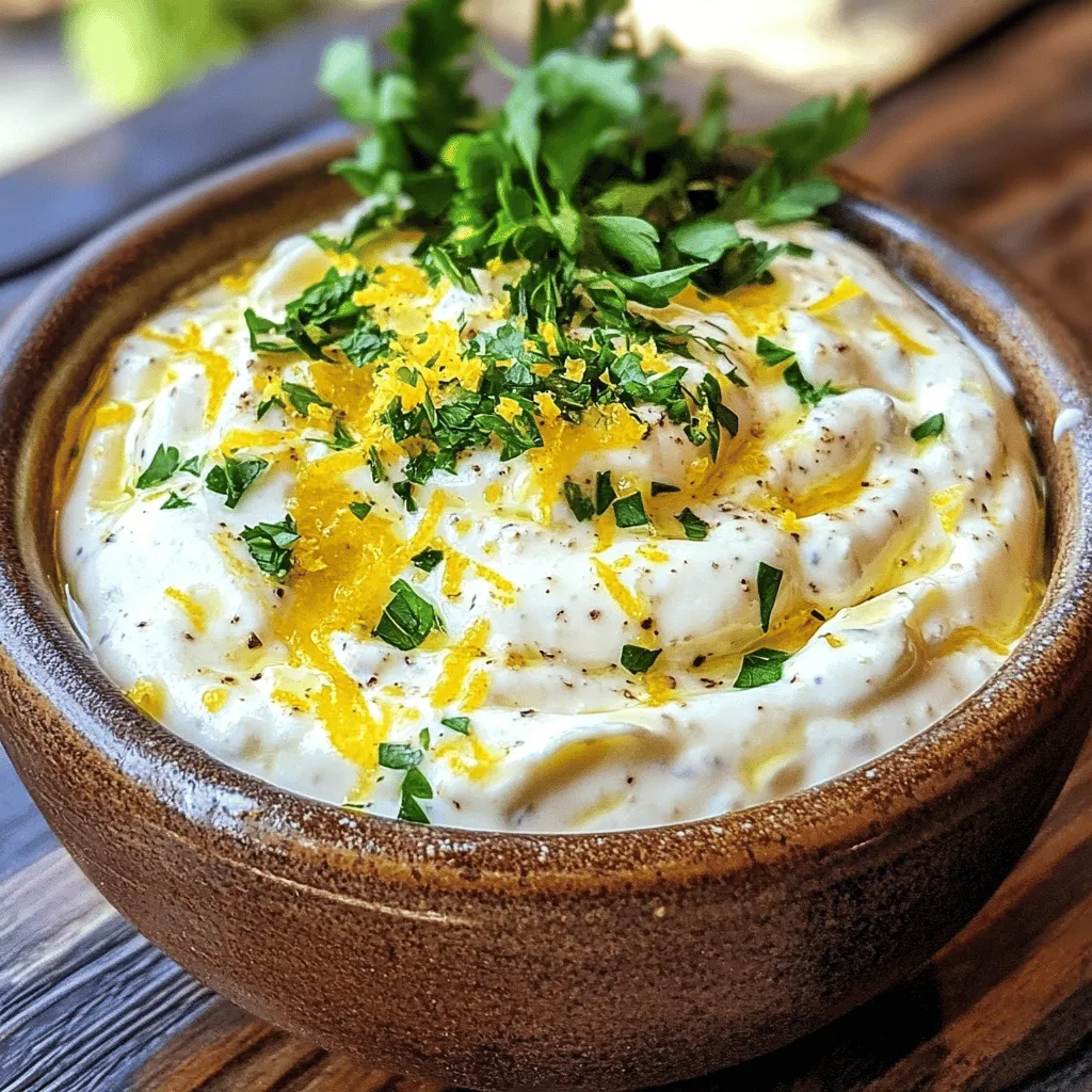 Discover the Zesty Garlic Herb Chicken Dipping Sauce