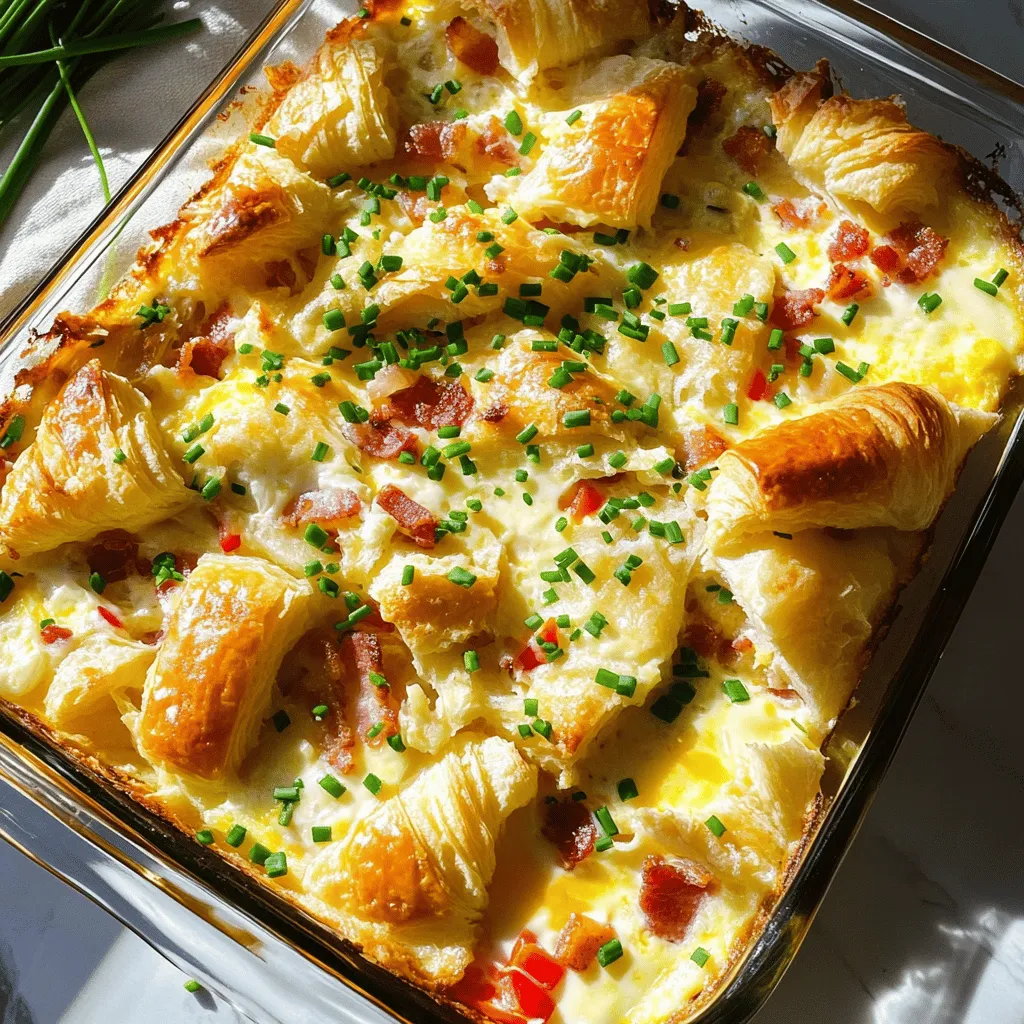 - 6 large buttery croissants - 6 large eggs - 1 cup whole milk