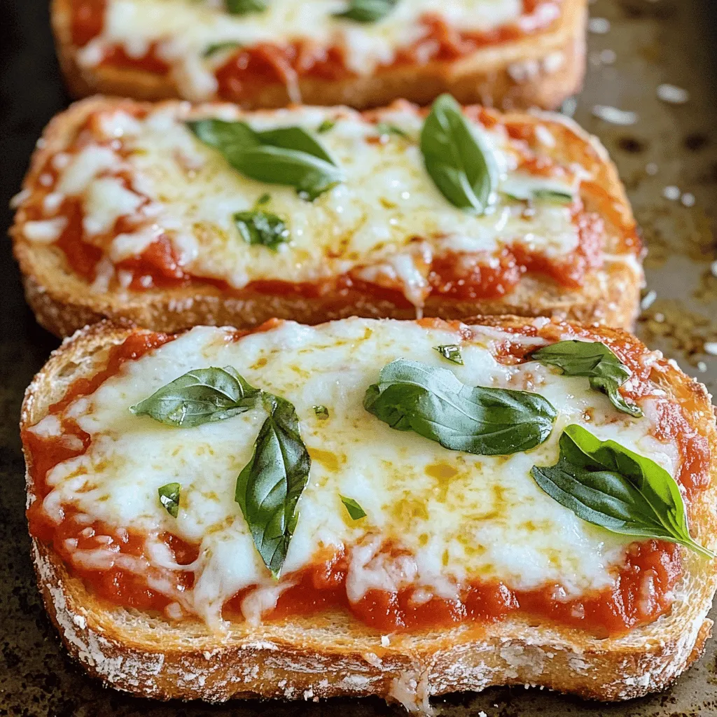 To make pizza toasts, you need a few key ingredients. Here’s what you will need: