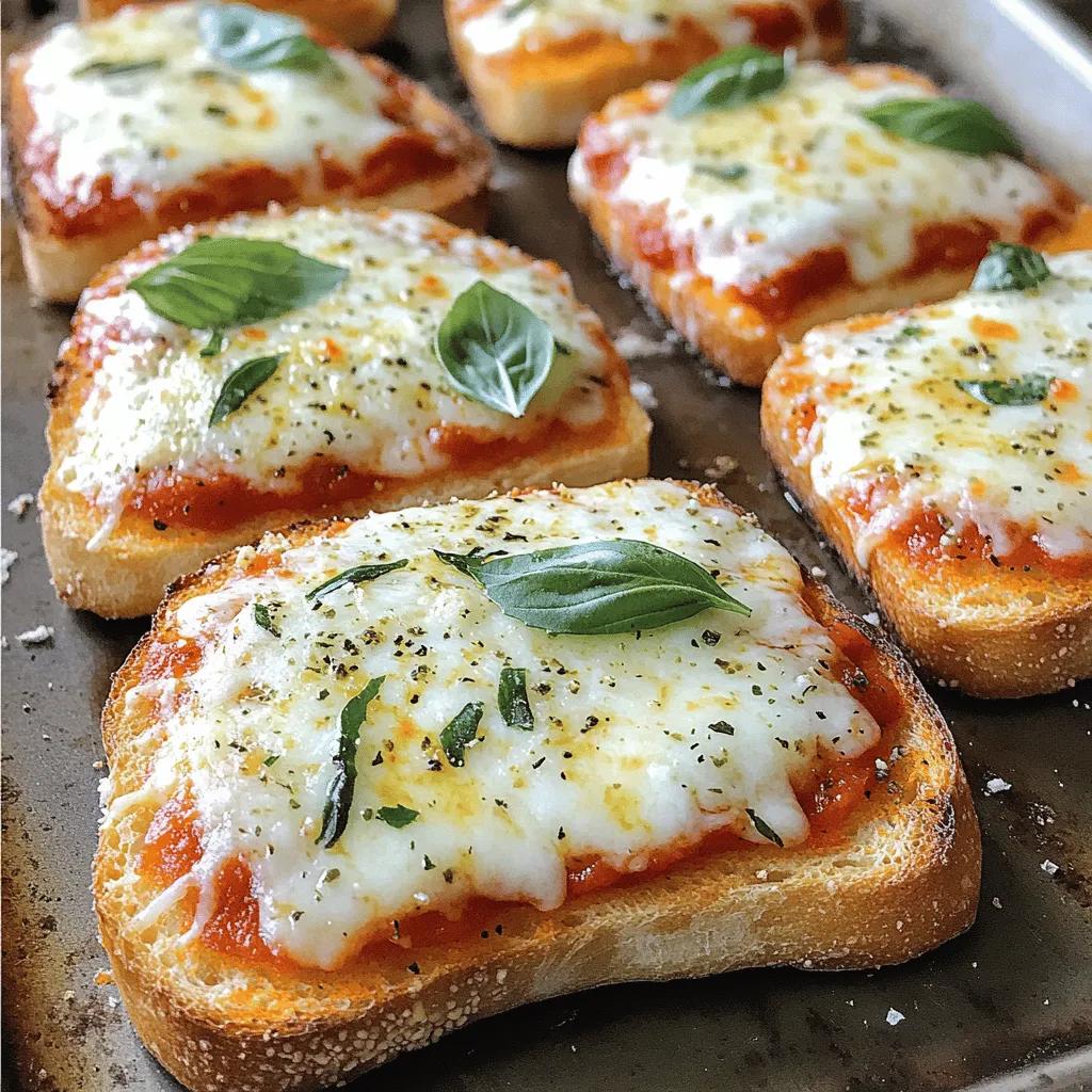 Pizza Toasts Delightful and Easy Recipe Guide