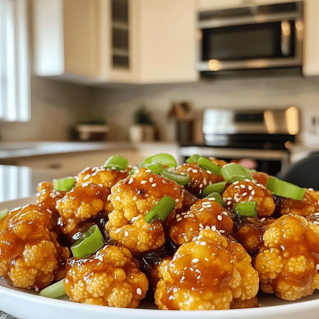 General Tso&#8217;s Cauliflower Crisp and Flavorful Recipe