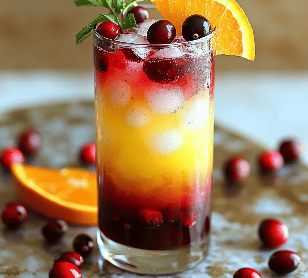 In recent years, the trend of mocktails has surged in popularity, becoming a staple at social gatherings and celebrations. As more people seek to enjoy festive drinks without the alcohol, mocktails provide an enticing solution that doesn’t compromise on flavor or experience. Among the variety of non-alcoholic beverages, the Cranberry Sunrise Mocktail stands out, offering a delightful combination of vibrant colors and refreshing tastes that can brighten any occasion.