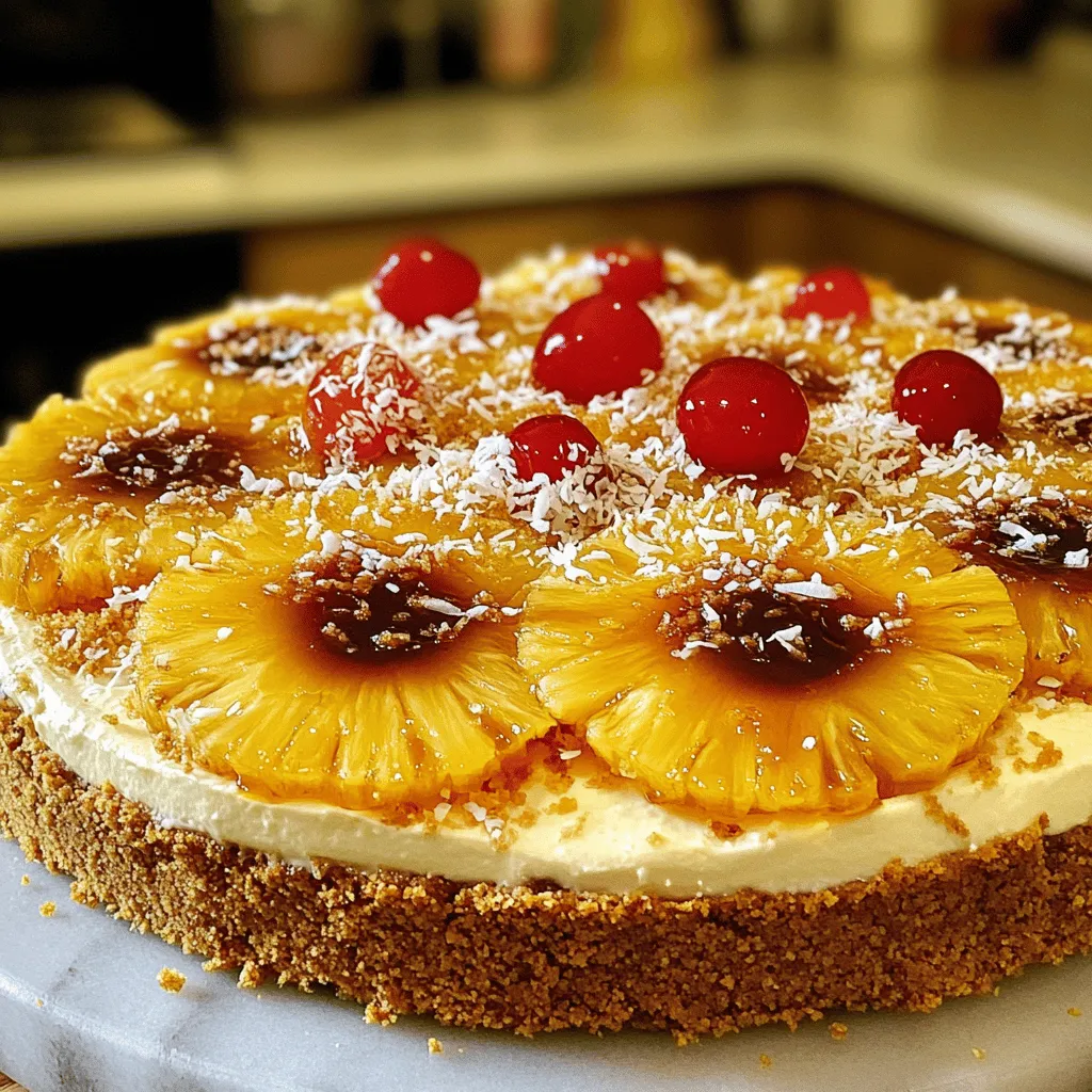 Pineapple Upside-Down Cheesecake Deliciously Simple Treat