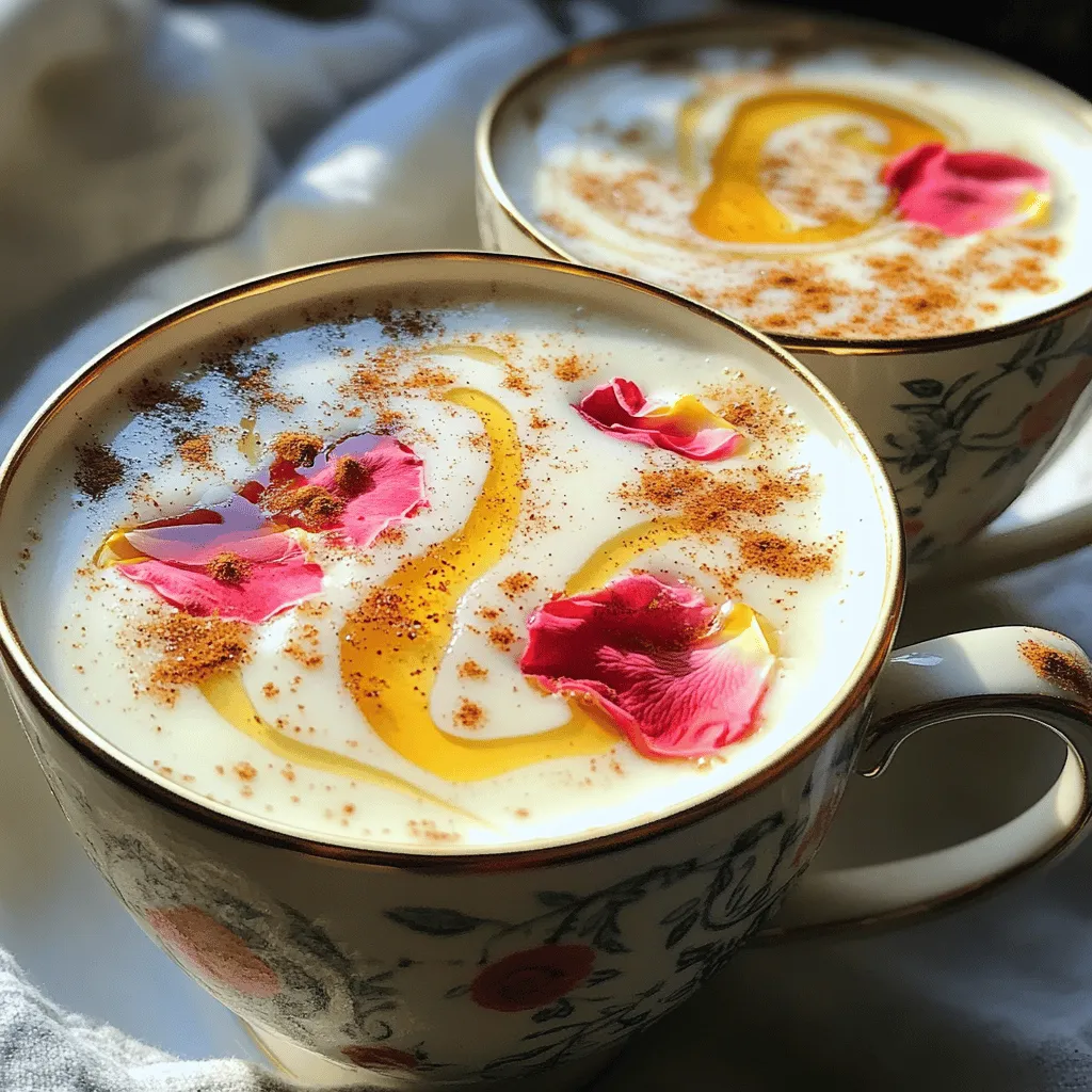 Vanilla Rose Tea Latte Delightful and Creamy Recipe
