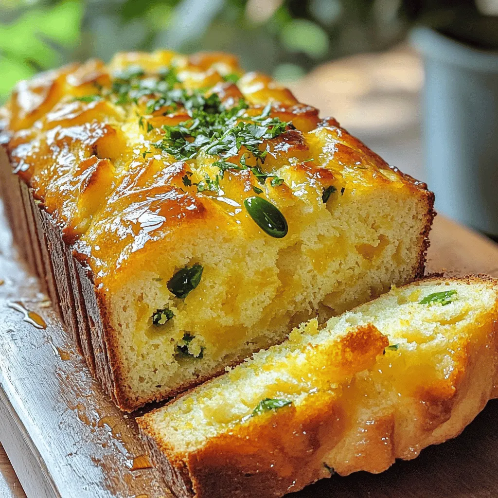 To make jalapeno honey bread, you need a few key ingredients. The <strong>jalapeno honey bread ingredients</strong> are simple yet flavorful. Here’s what you will need:” /></p> <h2>What Are Some Unique Variations of Jalapeno Honey Bread?</h2> <p>You can make jalapeno honey bread even more exciting by adding unique flavors. Let’s explore some fun ideas.</p> <h3>Can You Add Other Spices or Herbs?</h3> <p>Absolutely! You can mix in spices like cumin or paprika. These spices add warmth and depth. Fresh herbs like cilantro or thyme can also enhance the taste. Just be sure to balance the flavors so they don’t overpower the jalapenos.</p> <h3>How About Incorporating Different Cheeses?</h3> <p>Different cheeses can change this bread’s flavor. Try pepper jack for a spicy kick. Feta adds a nice tang. You can even use a blend of cheeses to create a richer taste. Just remember to adjust the amount so it blends well with the jalapenos.</p> <h3>What Other Sweet Ingredients Work Well?</h3> <p>Besides honey, you can add brown sugar or maple syrup. These sweeteners bring a different flavor profile. You might also consider adding fruits like diced peaches or apples. They pair nicely with the heat from the jalapenos.</p> <h2>What Are the Best Ways to Serve Jalapeno Honey Bread?</h2> <p>Jalapeno honey bread is a treat that shines when served right. It pairs well with dips, spreads, and cheese. Let’s dive into how to enjoy this tasty bread.</p> <h3>What Dips Pair Well with This Bread?</h3> <p>You can serve jalapeno honey bread with many dips. A creamy avocado dip adds a smooth touch. Salsa verde brings a fresh zest. Hummus can also work, especially if you want a healthy choice. Try a spicy cheese dip for an extra kick. The bread’s sweet heat complements these flavors perfectly.</p> <h3>How to Serve it for Breakfast or Brunch?</h3> <p>For breakfast or brunch, slice the bread warm. Spread some butter on top or drizzle honey for extra sweetness. You can also use cream cheese with herbs. Add fresh fruit on the side for a bright contrast. It makes a lovely, filling start to your day.</p> <h3>What Are Some Excellent Cheese Pairings?</h3> <p>Cheese pairs wonderfully with jalapeno honey bread. Soft cheeses like goat cheese or cream cheese work well. They balance the heat of the jalapenos. Sharp cheddar adds a nice bite, bringing out the bread’s flavors. You can also try pepper jack for a spicy twist. These cheese options make each bite a delight.</p> <p>Serving jalapeno honey bread is simple yet rewarding. Enjoy it warm with your favorite dips, spreads, or cheese.</p> <p><img decoding=