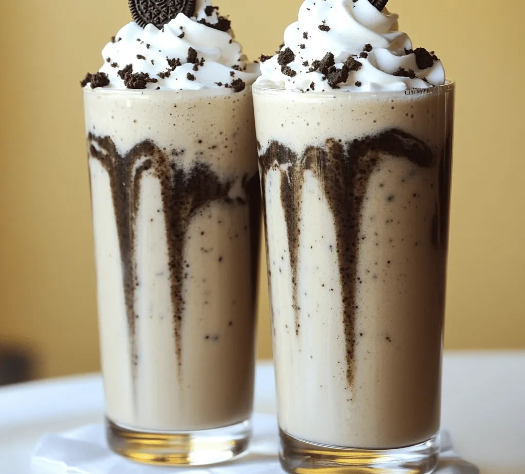 The Oreo Bliss Milkshake is an indulgent dessert that takes the beloved flavors of Oreo cookies and transforms them into a creamy, dreamy treat. Perfect for any occasion, this milkshake combines the iconic chocolate and cream flavors of Oreos with rich vanilla ice cream and milk, resulting in a thick and satisfying beverage. Whether you’re hosting a summer party, celebrating a special occasion, or simply craving something sweet on a cozy night in, this milkshake is guaranteed to please both kids and adults alike.