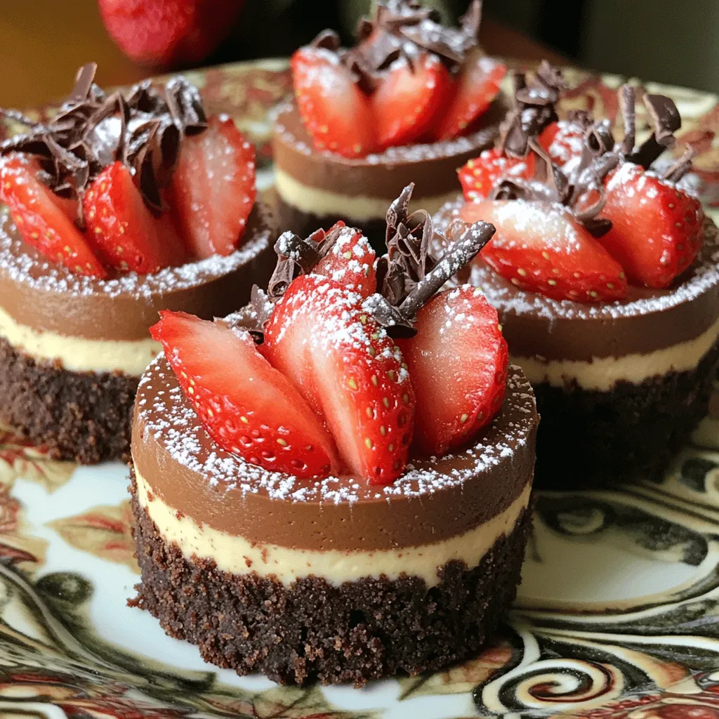 Chocolate Strawberry Mini Cheesecakes Delightful Recipe