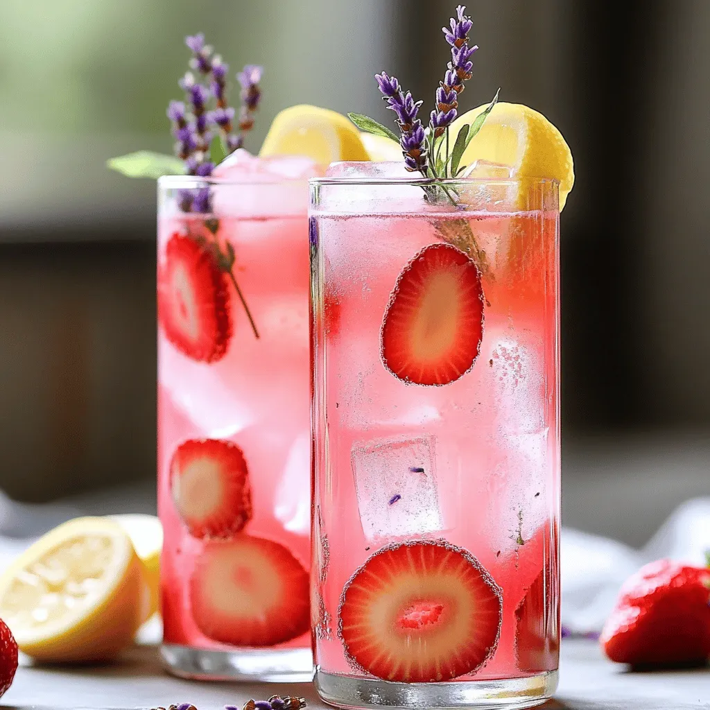 Pink Lavender Lemonade Refreshing and Flavorful Drink