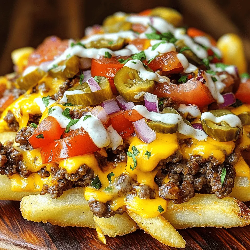 Cheeseburger Fries Recipe: A Comfort Food Fusion