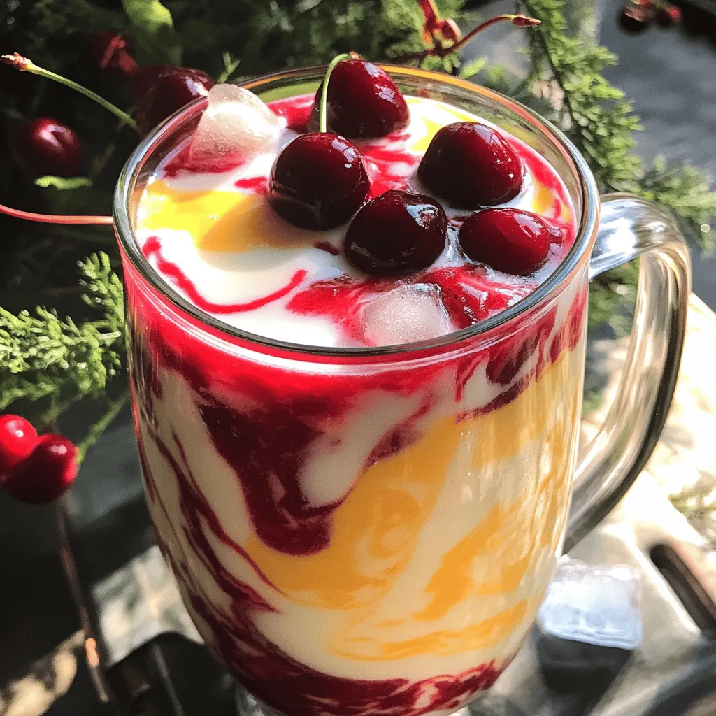 Cherry Earl Grey Milk Tea stands out because it mixes sweet cherry flavor with classic Earl Grey. Earl Grey tea has a bold black tea base flavored with bergamot. The cherry flavor tea adds a fun twist, making it special. This blend is fresh and inviting.
