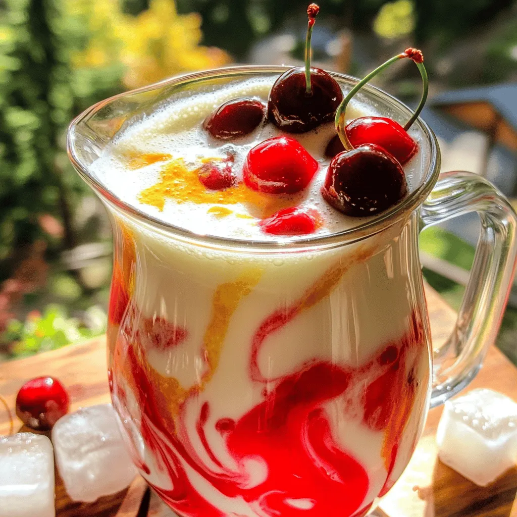 Cherry Earl Grey Milk Tea Delightful and Easy Recipe