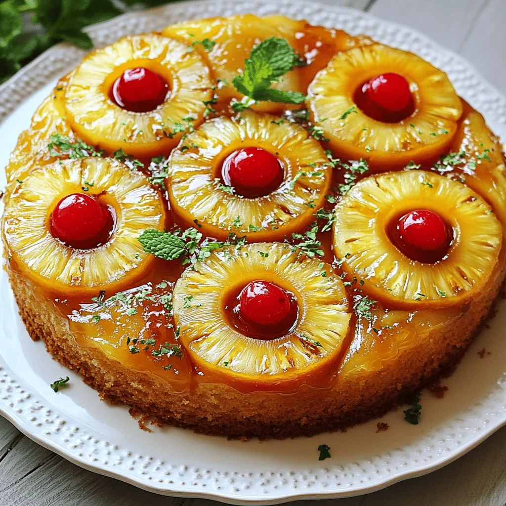 Old Fashioned Pineapple Upside-Down Cake Delight