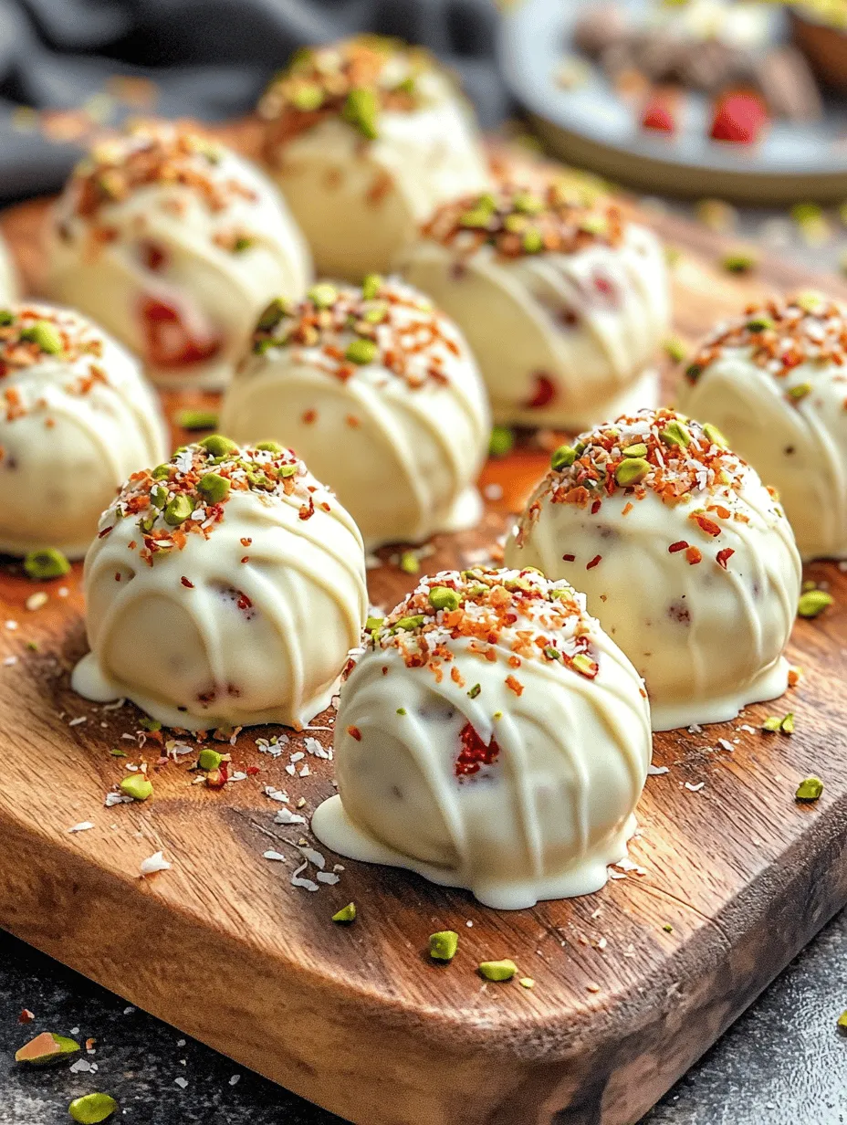 Decadent White Chocolate Raspberry Cheesecake Balls: A Sweet Indulgence