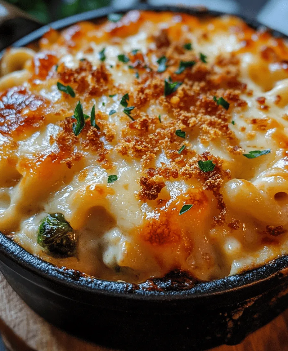 When it comes to comfort food, few dishes can rival the creamy, cheesy goodness of mac and cheese. This beloved classic has graced dinner tables across America for generations, serving as a nostalgic reminder of childhood meals and family gatherings. Its versatility allows for endless variations, making it a canvas for culinary creativity. In this recipe, we take the traditional mac and cheese and elevate it with a unique twist: the addition of Brussels sprouts and crispy bacon breadcrumbs. This combination not only enhances the dish