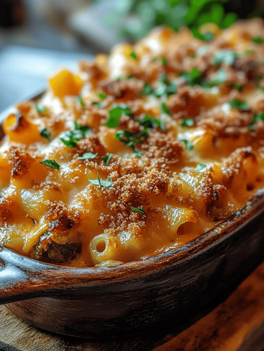 Mac and Cheese with Brussels Sprouts &#038; Bacon Breadcrumbs Recipe