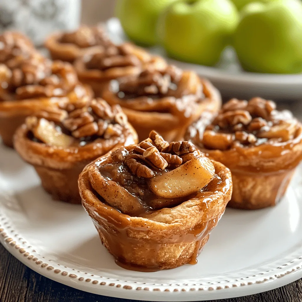 Cinnamon Roll Apple Pie Cups Recipe
