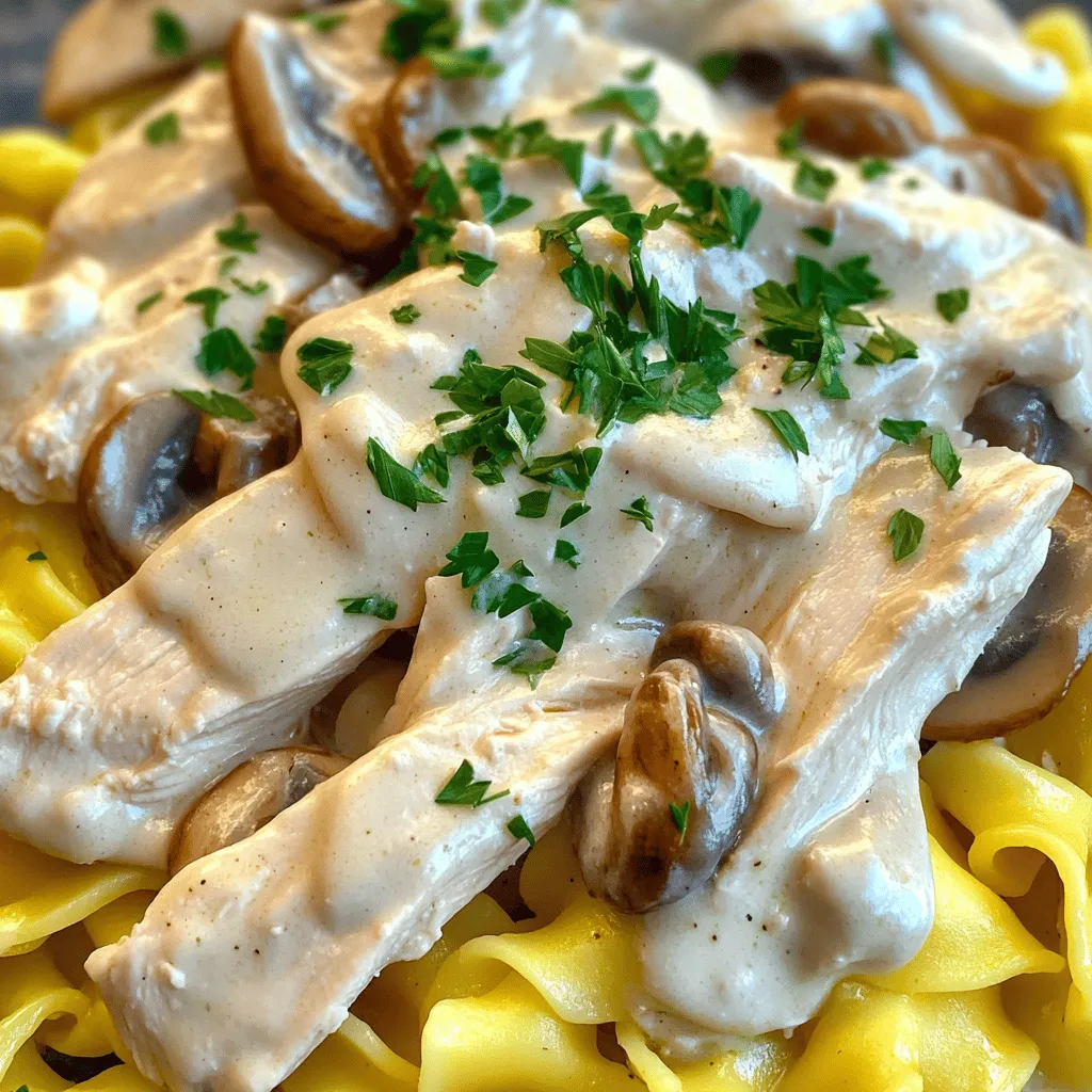 Chicken Stroganoff Recipe Easy and Creamy Delight