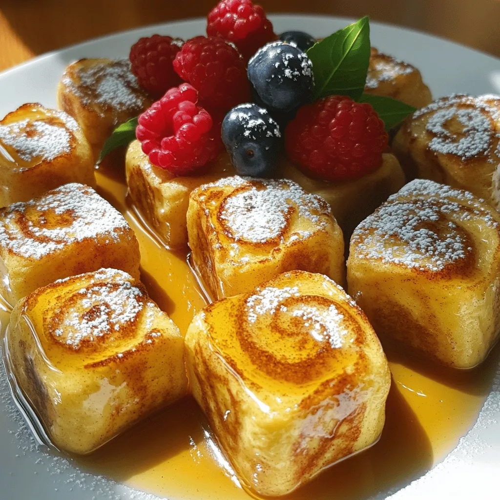 Cinnamon Swirl French Toast Bites Tasty Breakfast Treat
