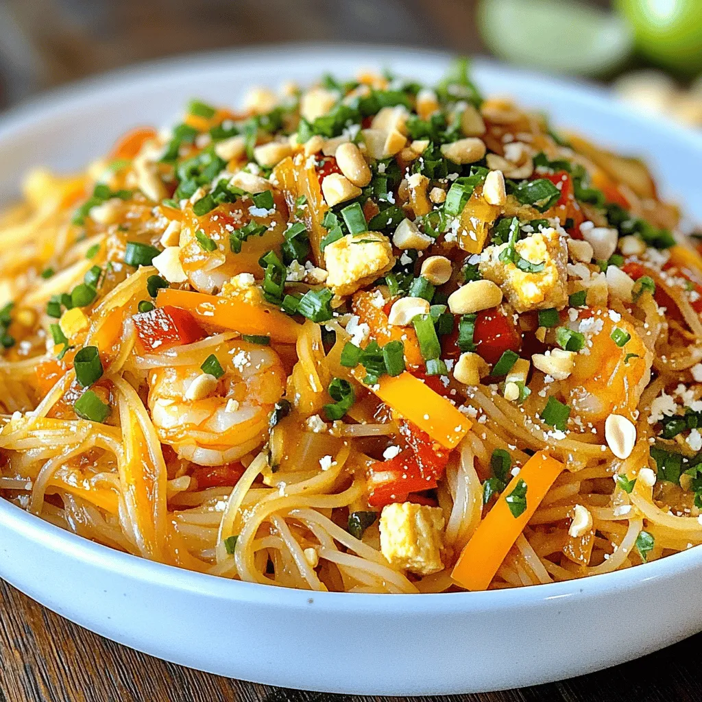 Fusion Pad Thai Delight: A Culinary Journey into Flavor