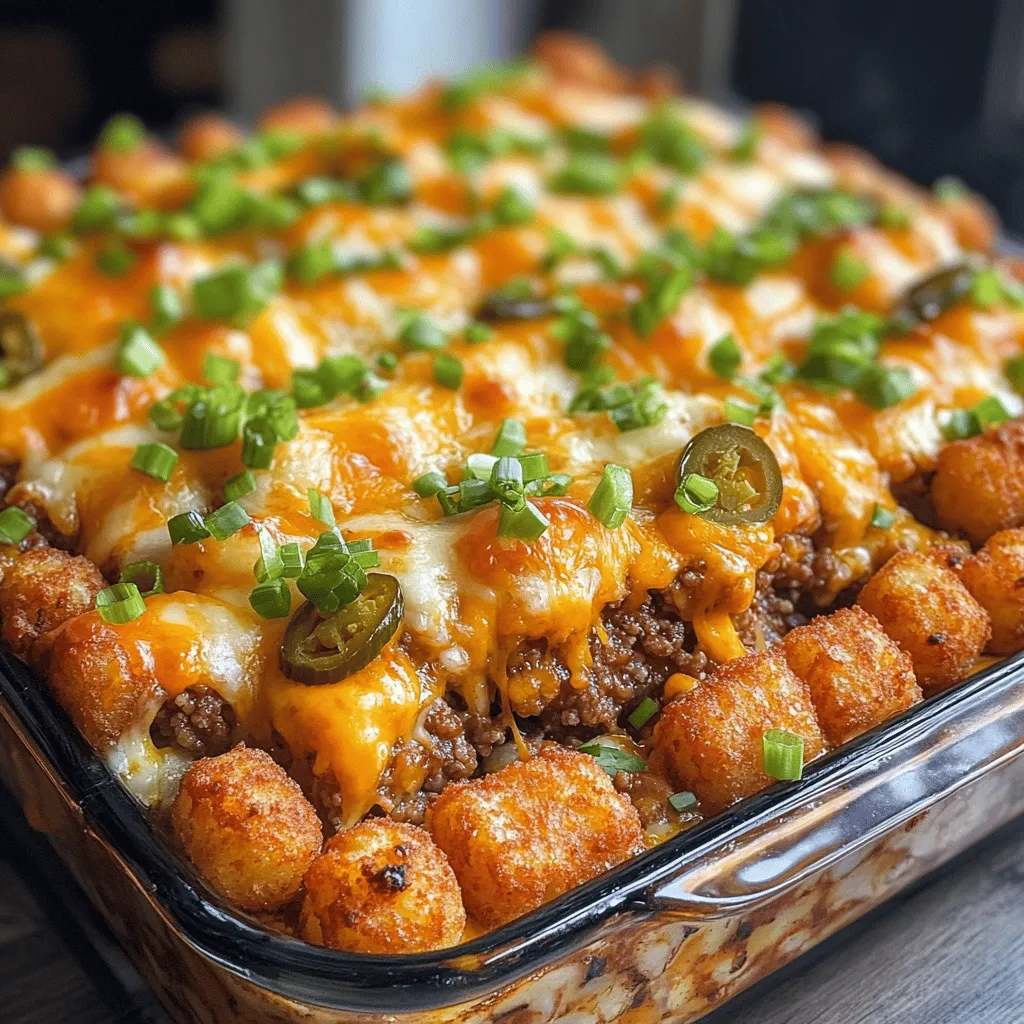 Cheeseburger Tater Tot Casserole: A Comforting Classic