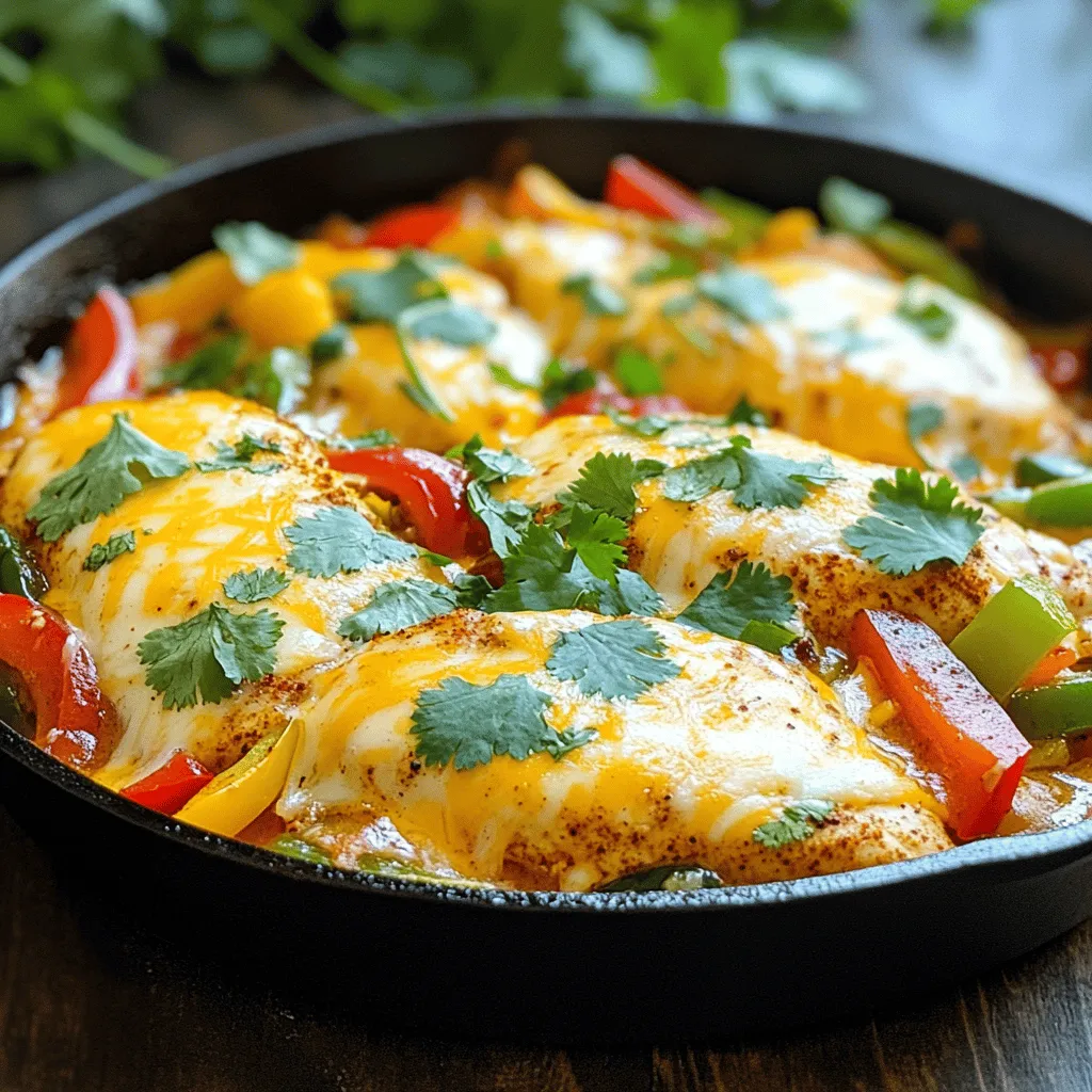 Cheesy Fajita Chicken Bake Flavorful and Hearty Meal