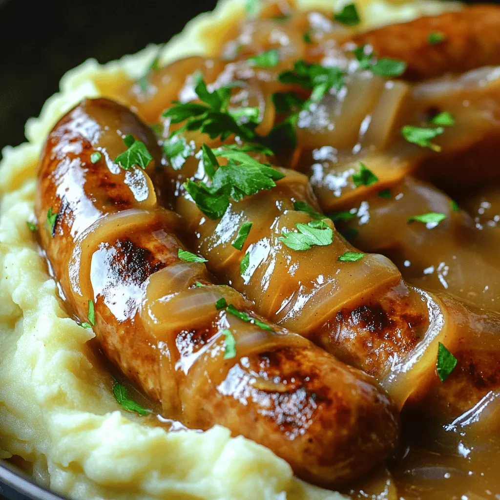 Bangers and mash is a simple dish that brings joy. It has three key parts: sausages, mashed potatoes, and onion gravy. Let’s dive into each part to see what makes this dish special.