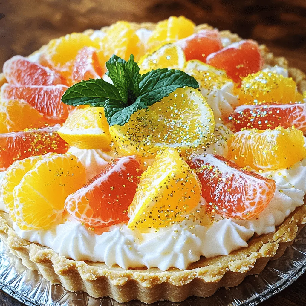 Sparkling Winter Citrus Tart Recipe