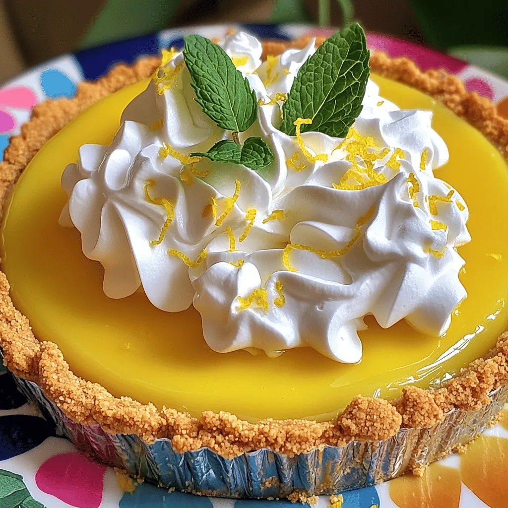 Easy Lemon Cream Pie Delightful and Simple Recipe