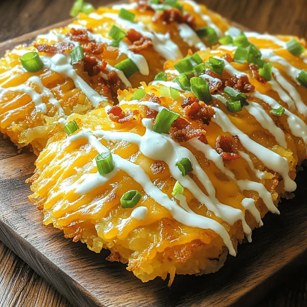 Loaded Hash Browns Delightfully Crispy and Tasty Recipe