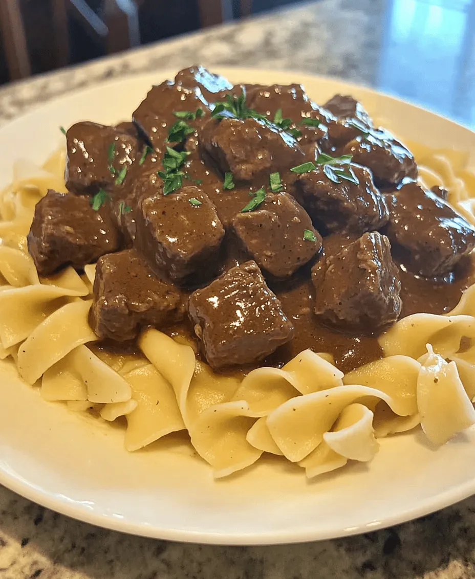Nothing quite captures the essence of comfort food like a hearty dish of savory beef tips in rich gravy. This classic recipe has earned a cherished spot on dinner tables across the globe, and for good reason. It