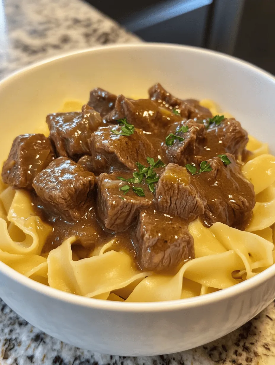 Savory Beef Tips in Rich Gravy: A Comfort Food Delight