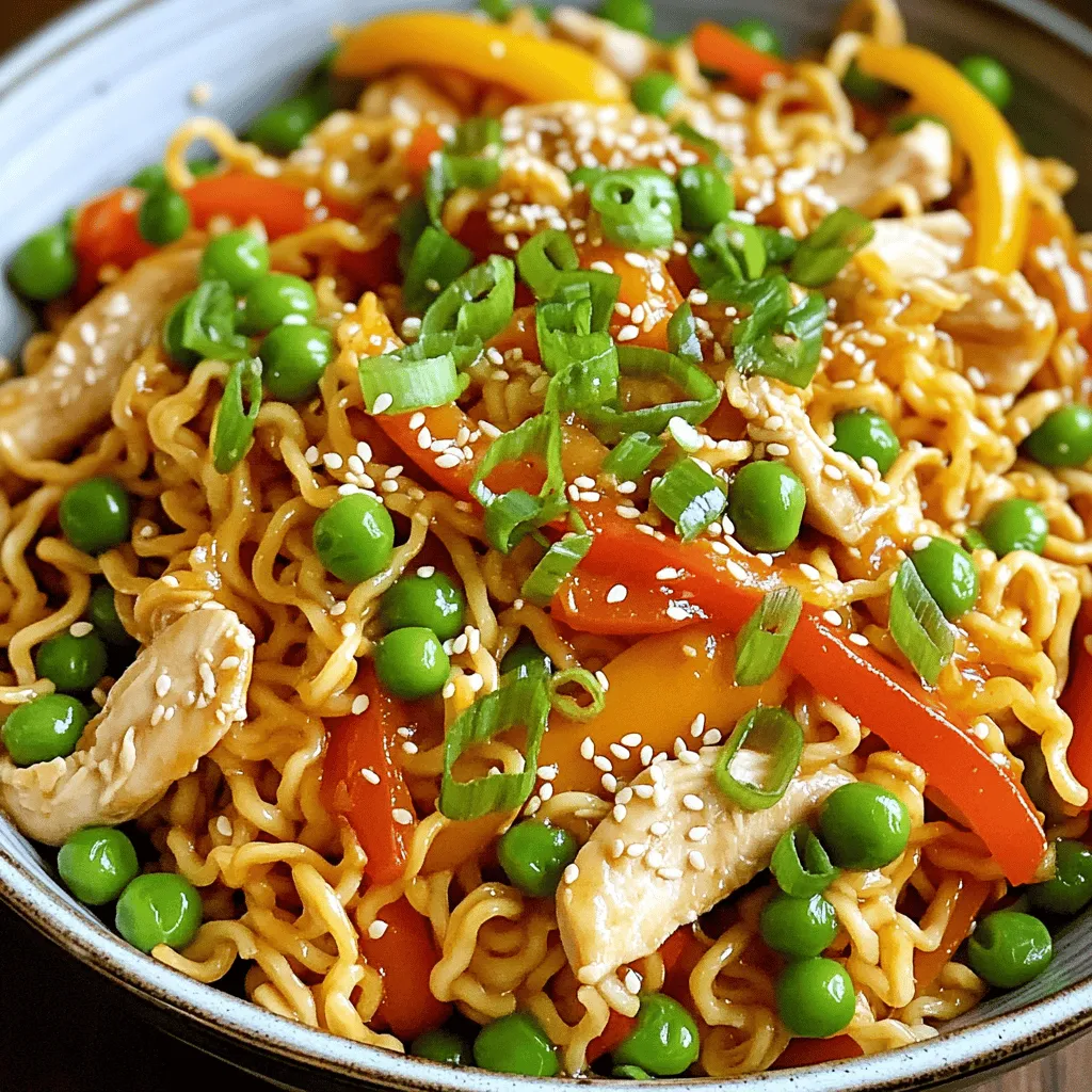 15-Minute Chicken Stir Fry Noodles Quick and Tasty Meal