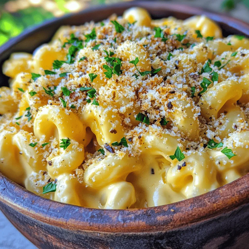 To make the best Instant Pot Mac & Cheese, you need a few key ingredients. The star of this dish is elbow macaroni. It cooks well and is easy to mix with cheese. You also need vegetable broth, which adds flavor and moisture.