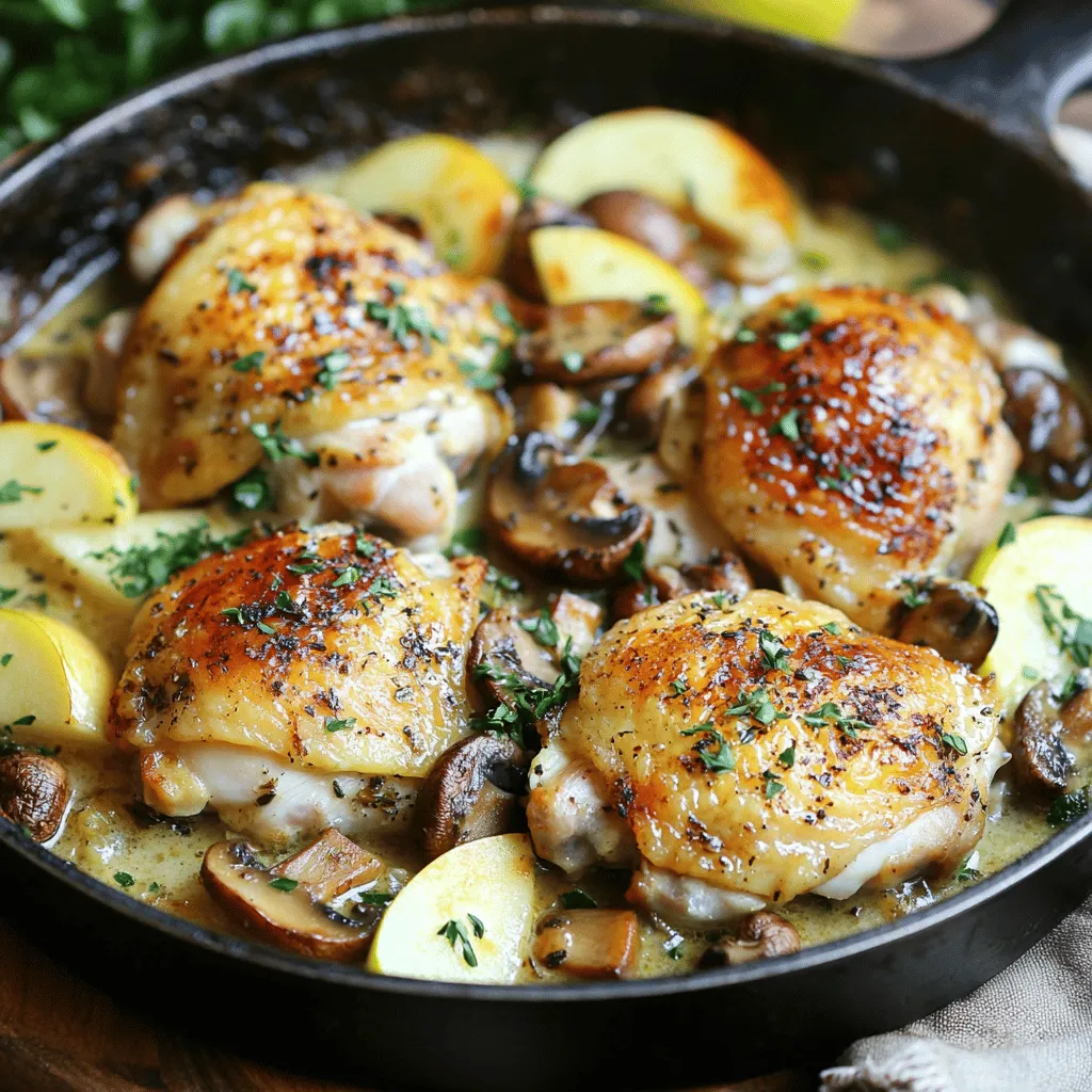 French Chicken Casserole à la Normande: A Comforting Delight
