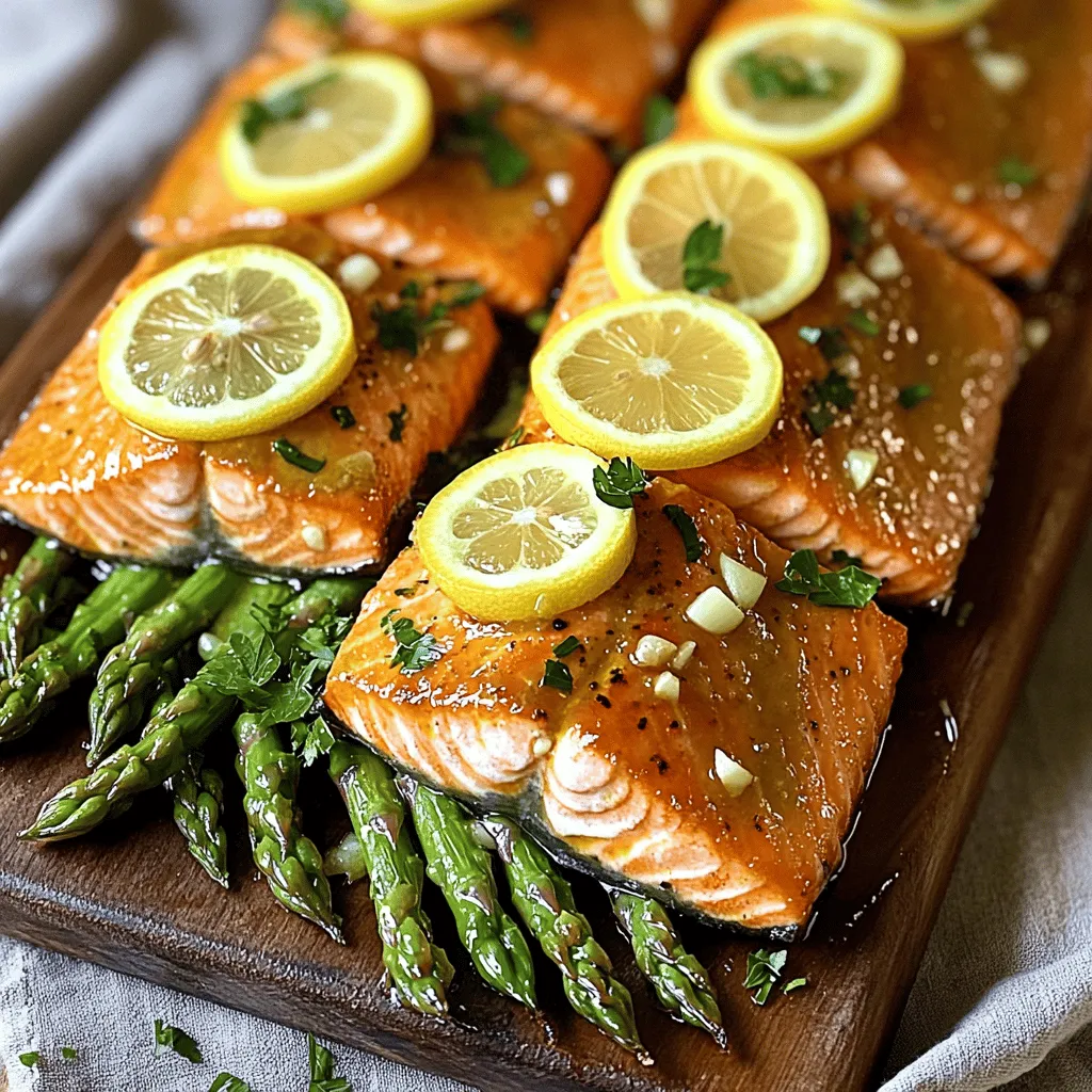 Baked Salmon in Foil with Asparagus Quick and Tasty