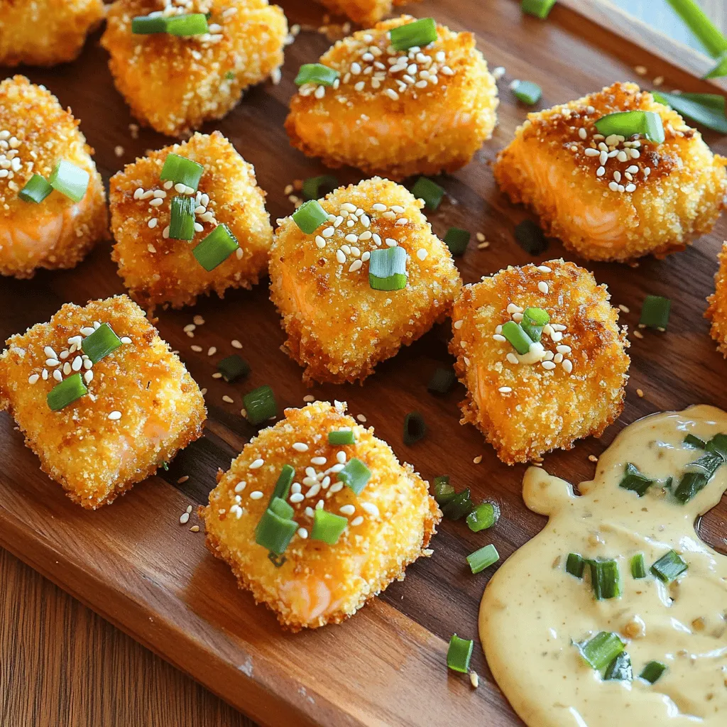 Crispy Bang Bang Salmon Bites Tasty and Easy Snack