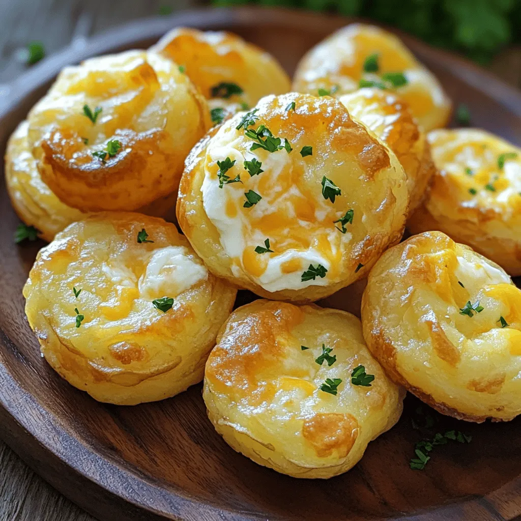 Creamy Potato Puffs with Cheese Tasty and Simple Delight