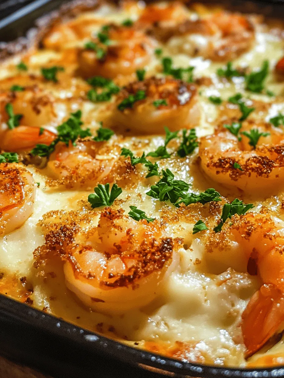 Garlic Shrimp Gratin: Cooking and Serving the Perfect Dish