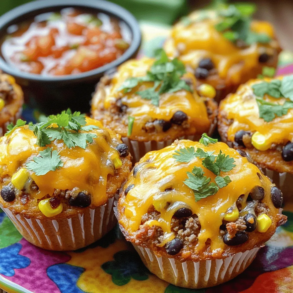 Taco Cupcakes Recipe for Fun and Tasty Parties