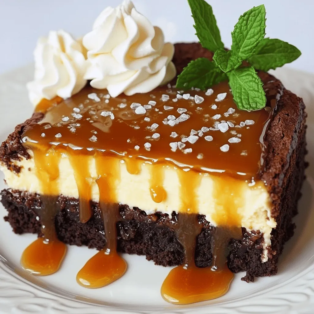 Caramel Brownie Cheesecake Irresistible Dessert Recipe