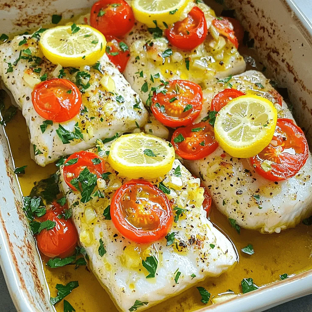 For a Mediterranean baked fish recipe, fresh ingredients make a big difference. You need four fillets of white fish. Cod, tilapia, or haddock works great. Use two tablespoons of olive oil to keep the fish moist.
