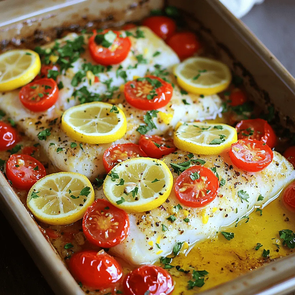 Mediterranean-Style Baked Fish Easy with Claudy