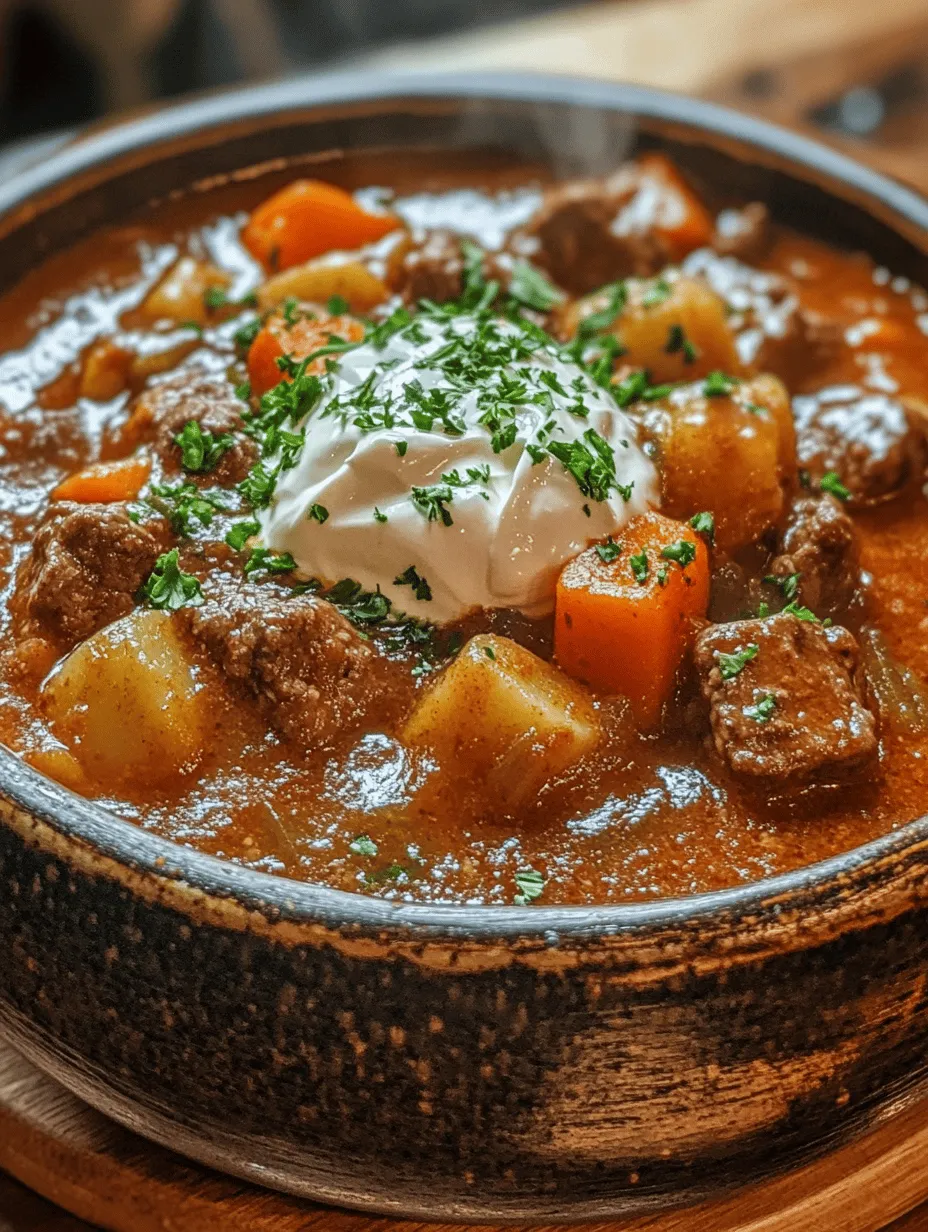 Hearty German Goulash Soup: A Comforting Delight from Germany