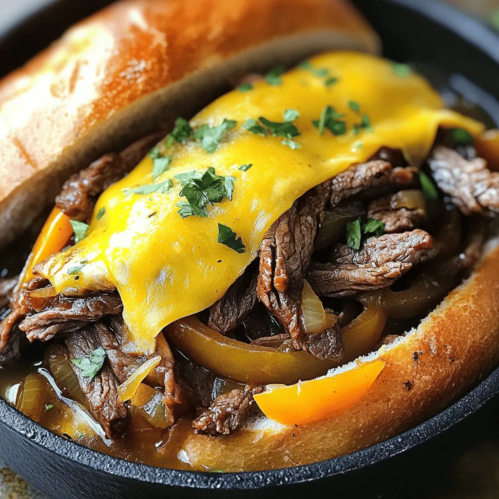 Slow-Cooked Philly Cheesesteak Delight: A Flavorful Journey