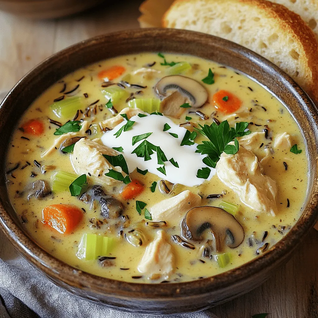 Creamy Mushroom Chicken and Wild Rice Soup: A Hearty Comfort Food Recipe