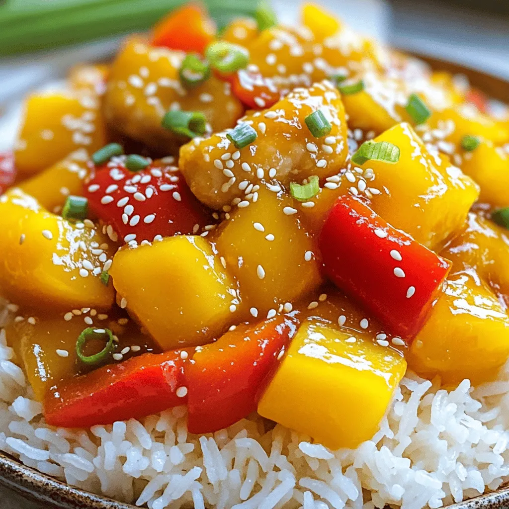 Savory Sweet and Sour Chicken Quick and Easy Recipe