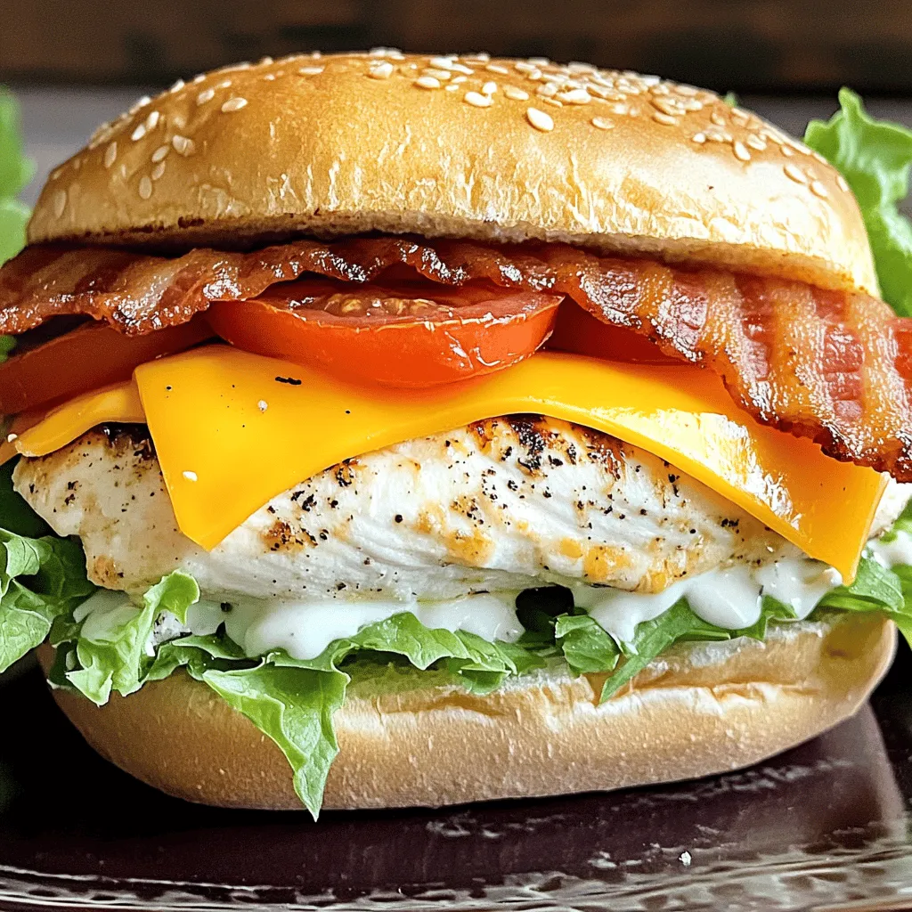 Easy Chicken Bacon Ranch Sandwich Recipe to Try