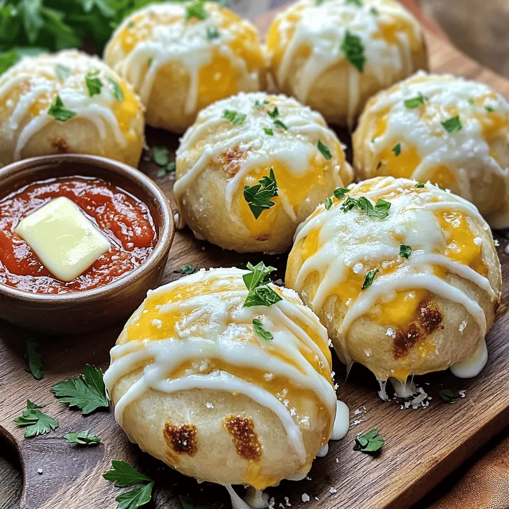 Garlic Parmesan Cheeseburger Bombs Tasty Easy Recipe